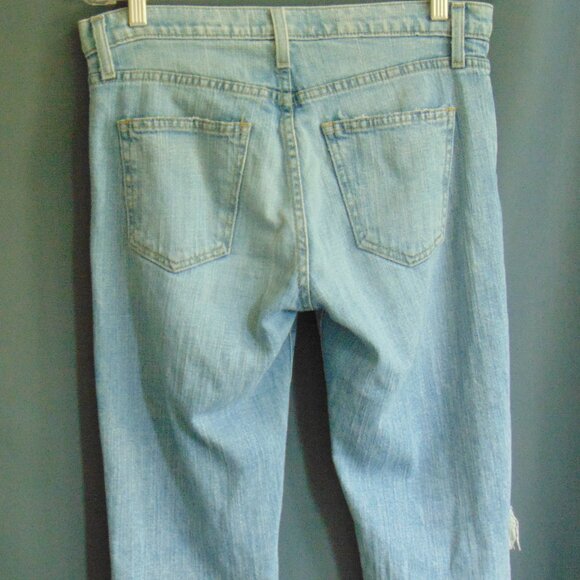 Current/Elliot Ripped Knees The Fling Nova Jeans Size 26 - Picture 6 of 8